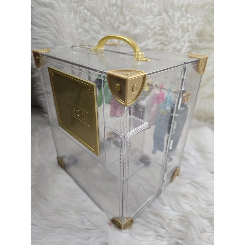 RAINBOW HIGH Doll Deluxe Fashion Closet Wardrobe Acrylic Big Bundle